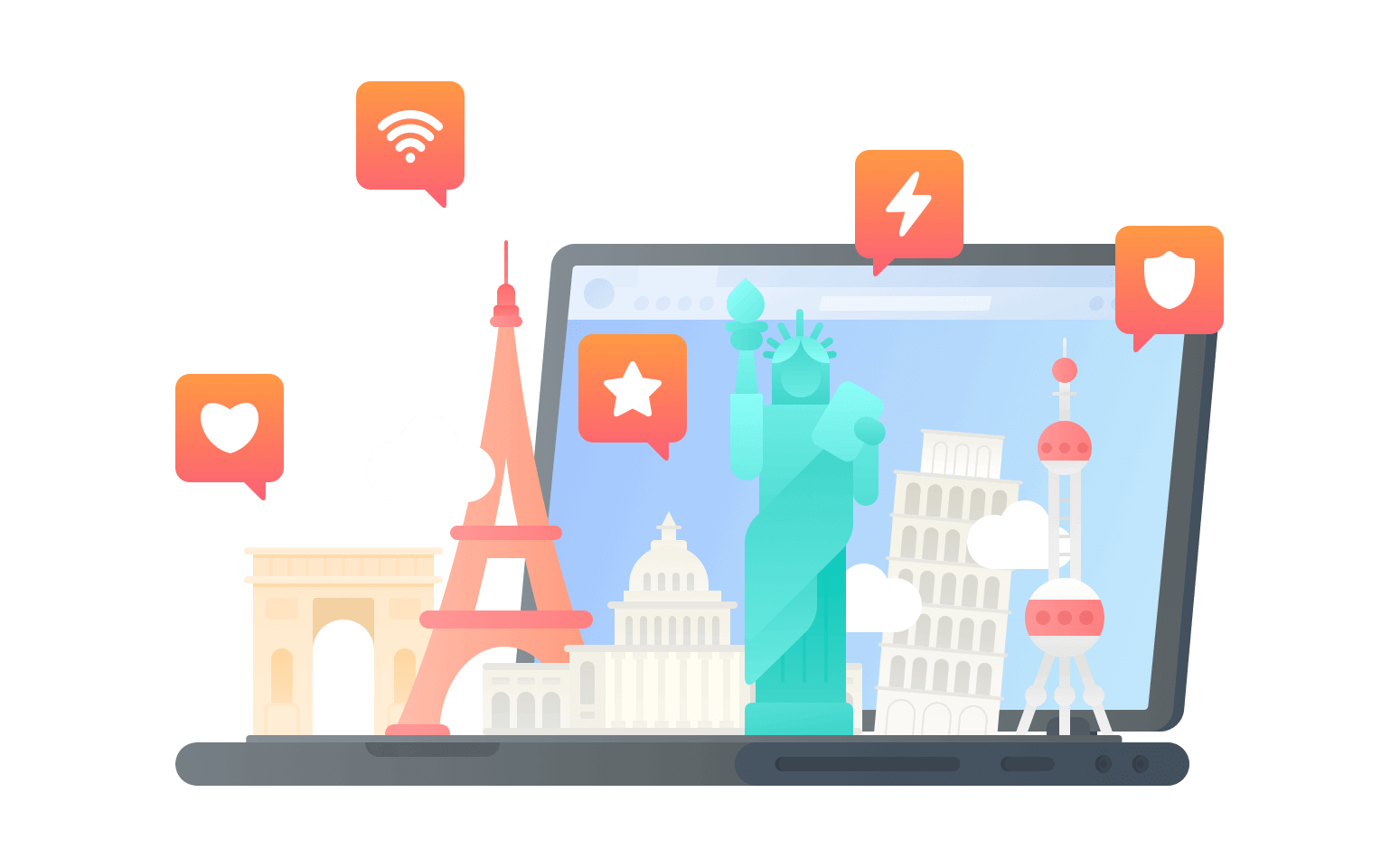 在百慕大连接到中国的加速器 - 华人VPN